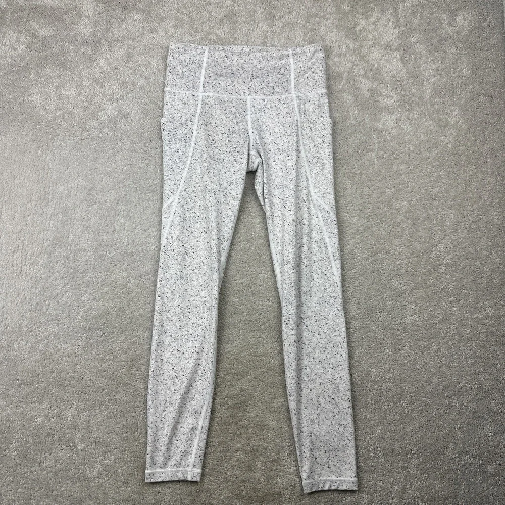Athleta Salutation‎ Tights Womens Small Orchid Pink Stash Pocket Powervita
